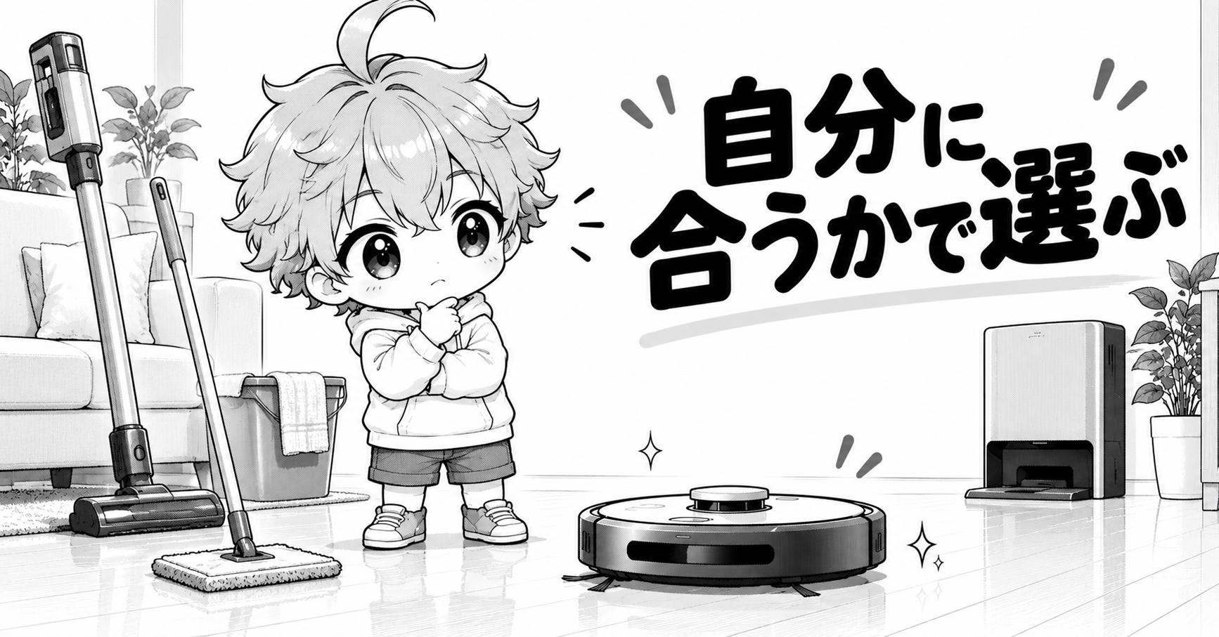 DEEBOT X11 OmniCycloneが自分に合うか考えるイメージ